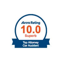 Avvo Rating 10.0 superb Top Attorney Car Accident
